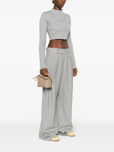 LOEWE mini Puzzle leather bag - Neutrals - zdjęcie produktu nr 2