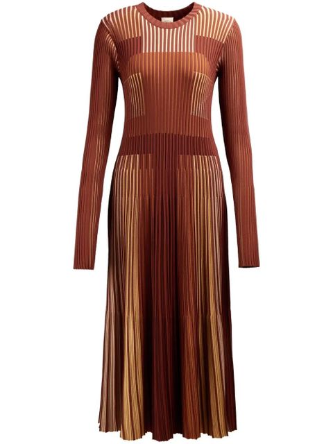 Tod's striped knitted dress - Orange - zdjęcie produktu nr 1