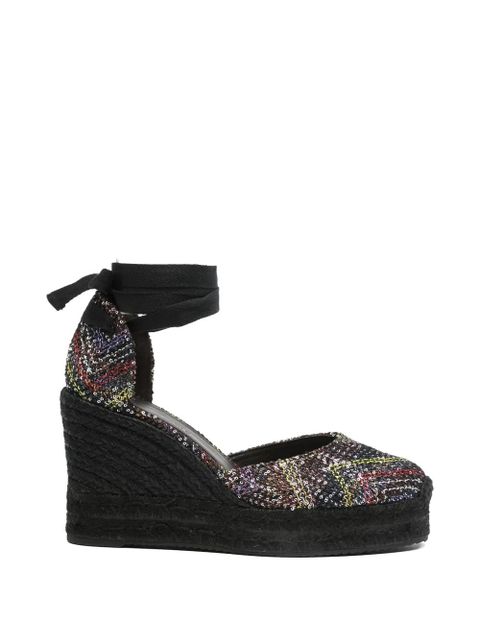 Missoni sequin-embellished heeled espadrilles - Black - zdjęcie produktu nr 1