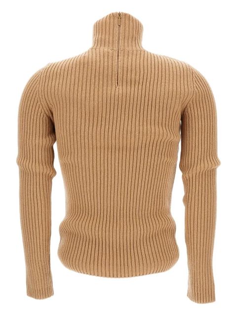 Max Mara ribbed turtleneck sweater - Neutrals - zdjęcie produktu nr 2