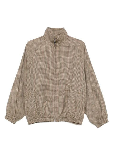 The Frankie Shop zipped patterned jacket - Neutrals - zdjęcie produktu nr 1