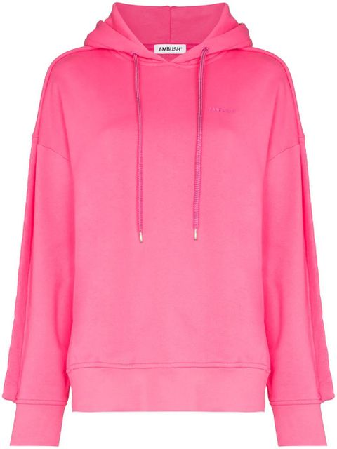 AMBUSH embroidered logo hoodie - Pink - zdjęcie produktu nr 1
