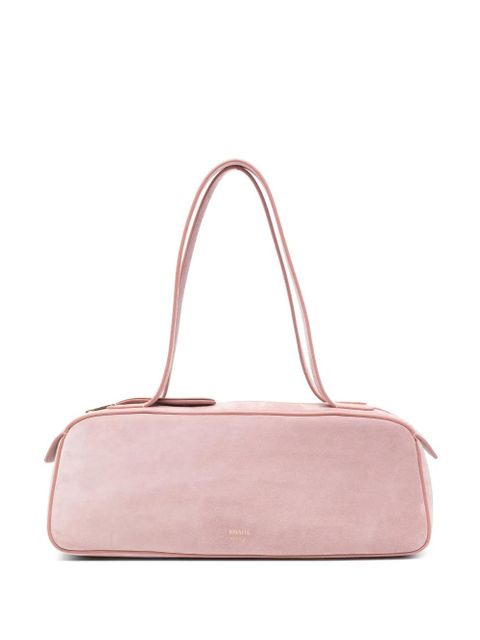 KHAITE zip suede tote bag - Pink - zdjęcie produktu nr 1
