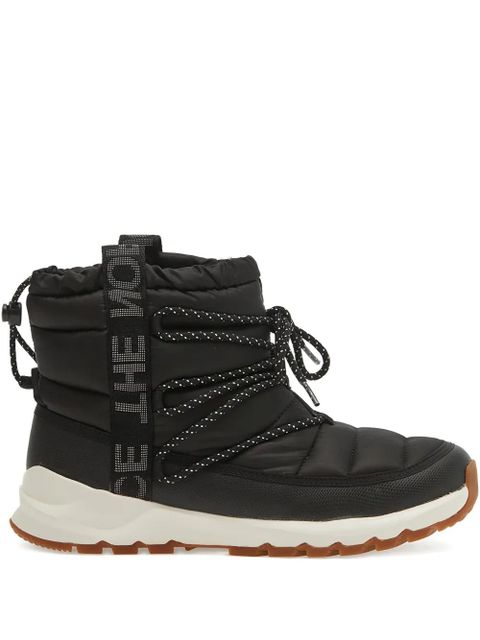 The North Face quilted-design lace-up boots - Black - zdjęcie produktu nr 1