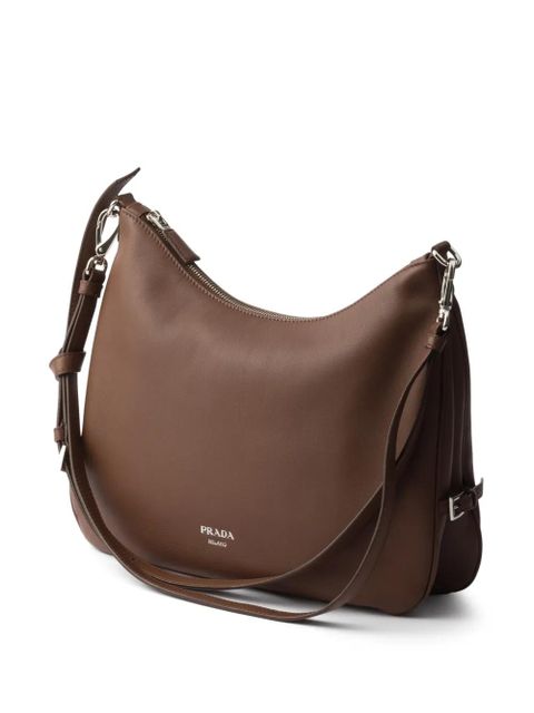 Prada leather shoulder bag - Brown
