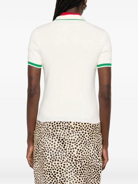 Valentino Garavani V-neck polo top - Neutrals