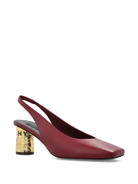 Givenchy square-toe slingback pumps - Red - zdjęcie produktu nr 2