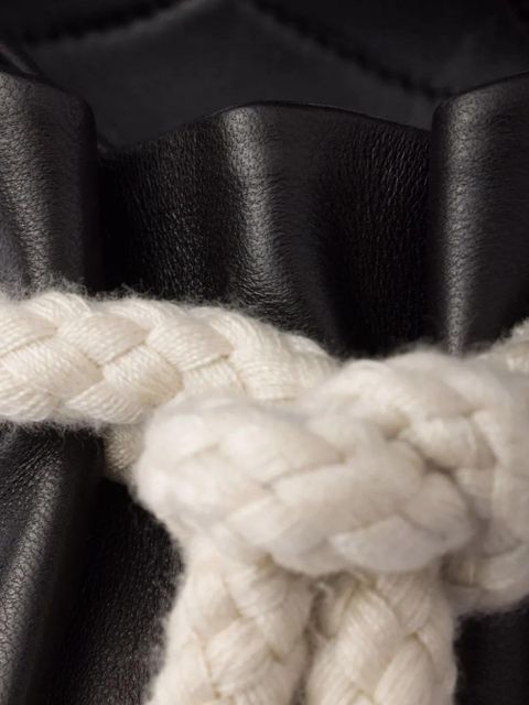 Prada 85mm braided-detail mules - Black