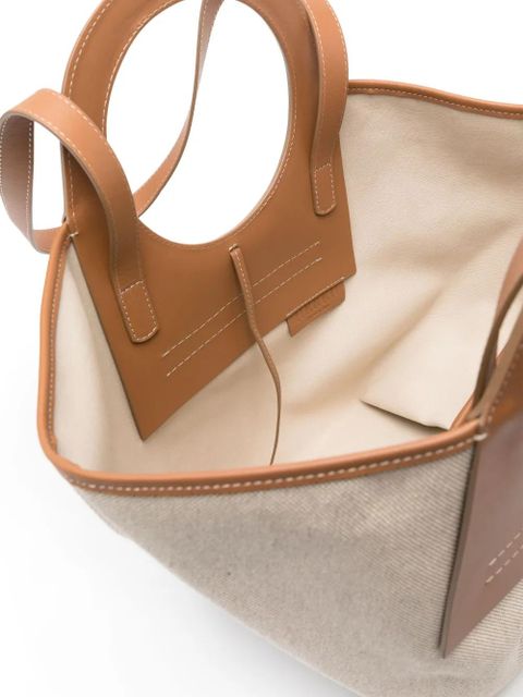 Hereu small Cala tote bag - Neutrals