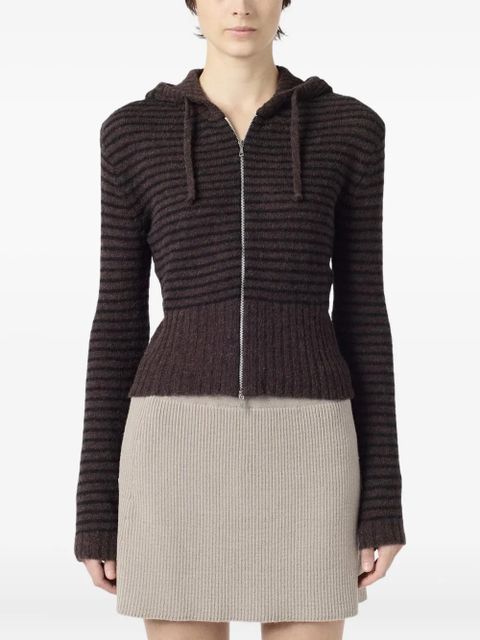 OUR LEGACY Compact long-sleeve cardigan - Brown