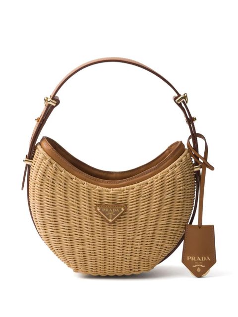 Prada Arqué woven shoulder bag - Neutrals - zdjęcie produktu nr 1