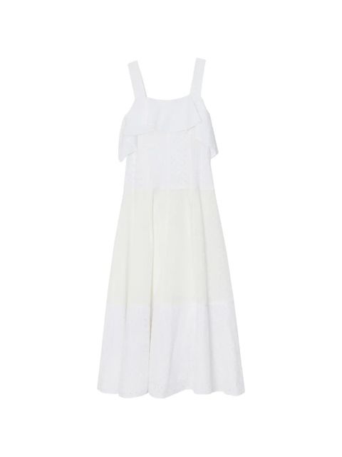 3.1 Phillip Lim ruffled panelled midi dress - White - zdjęcie produktu nr 1