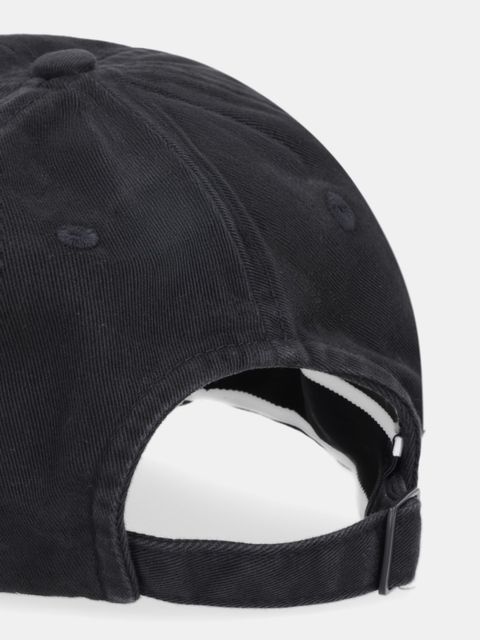 Tommy Hilfiger czapka z daszkiem bawełniana kolor czarny AW0AW17987