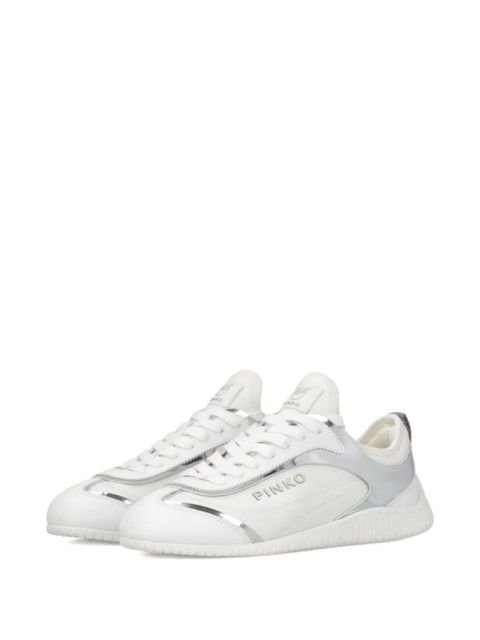 PINKO logo-lettering sneakers - White