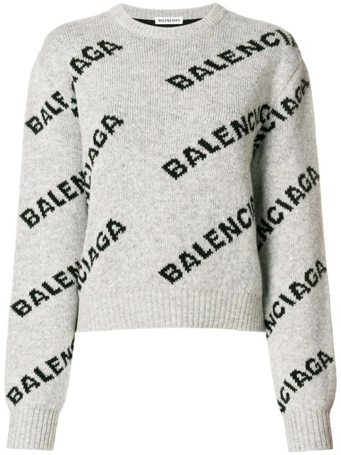 Balenciaga logo sweater - Grey
