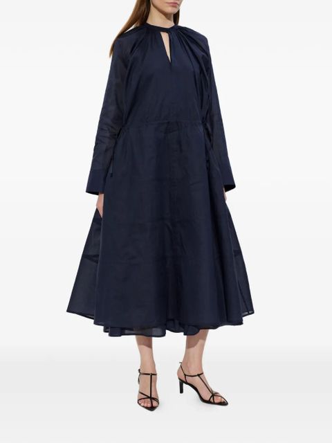 Jil Sander crew-neck midi dress - Blue