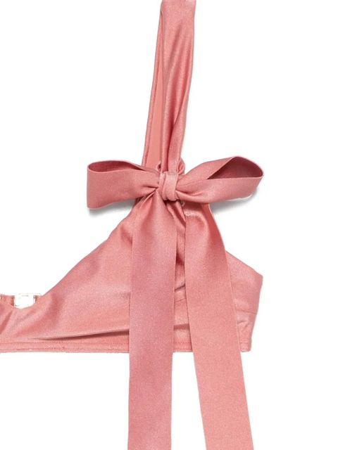 ZIMMERMANN Patience bow-tie bikini - Pink