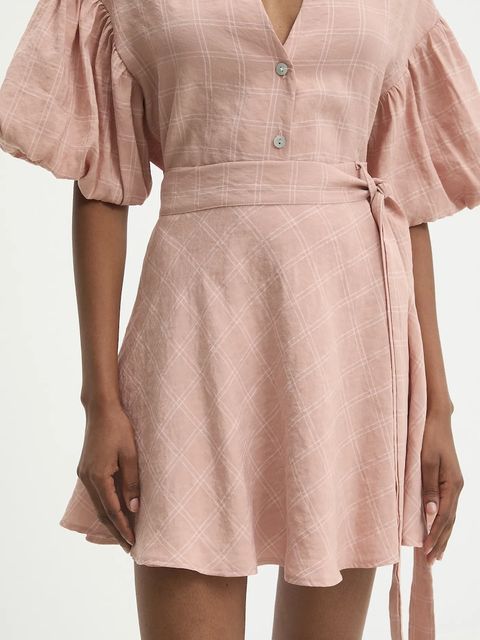 Answear.LAB spódnica kolor różowy mini rozkloszowana - zdjęcie produktu nr 1