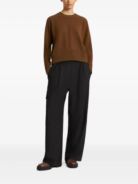 Yves Salomon cargo drawstring trousers - Black - zdjęcie produktu nr 2