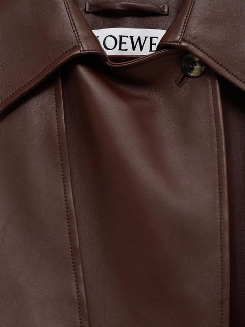 LOEWE belted leather jacket - Brown - zdjęcie produktu nr 2