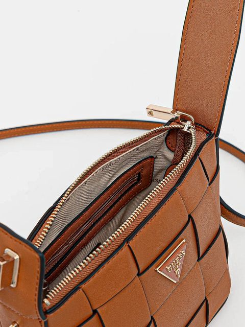 Guess torebka MAYLEE kolor brązowy HWWG96 61720