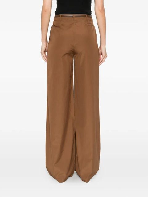 Max Mara belt-loops trousers - Brown