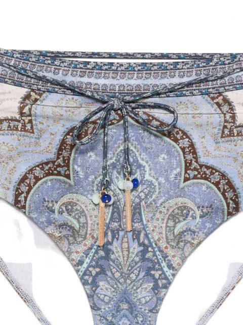 ZIMMERMANN Wanderlust bikini bottoms - Blue