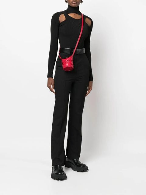 Alexander McQueen micro The Curve cross body bag - Red - zdjęcie produktu nr 2