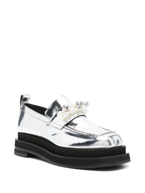 Simone Rocha Heart Toe Platform loafers - Silver - zdjęcie produktu nr 2