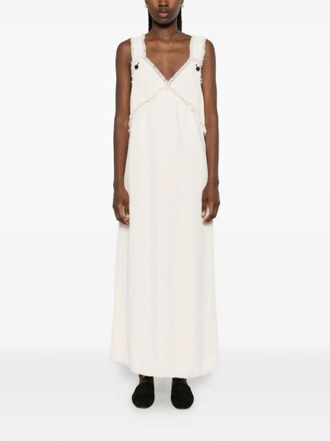 TOTEME guipure-lace cut-out dress - Neutrals