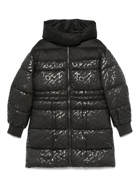 PINKO logo-print puffer coat - Black - zdjęcie produktu nr 1
