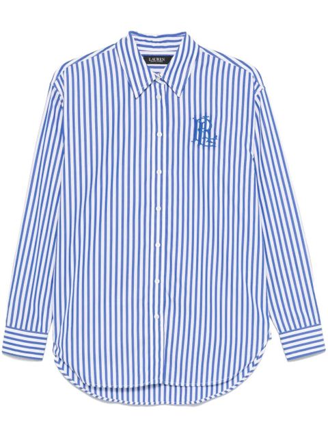 Lauren Ralph Lauren striped cotton shirt - Blue - zdjęcie produktu nr 1