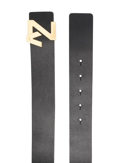 Zadig&Voltaire logo-plaque leather belt - Black - zdjęcie produktu nr 2