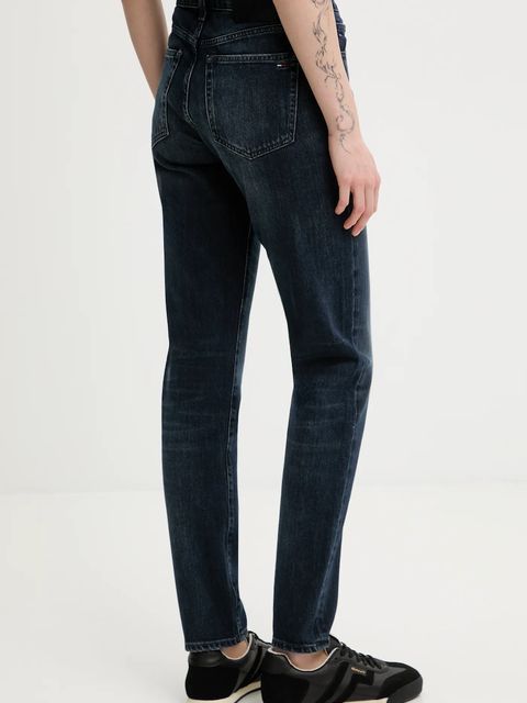 Tommy Jeans jeansy dziecięce damskie kolor granatowy DW0DW21516 - zdjęcie produktu nr 2