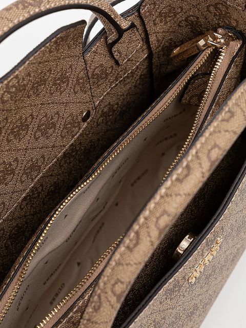 Guess torebka BRENTON kolor beżowy HWLG96 48050