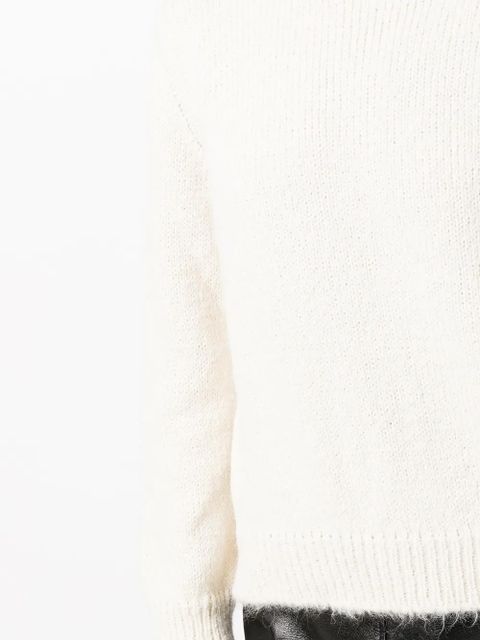 Jil Sander crew-neck knitted jumper - Neutrals
