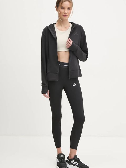 adidas Performance legginsy treningowe Techfit kolor czarny z nadrukiem IT2273 - zdjęcie produktu nr 2