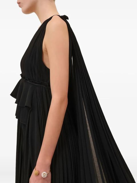 ZIMMERMANN Memento pleated gown - Black