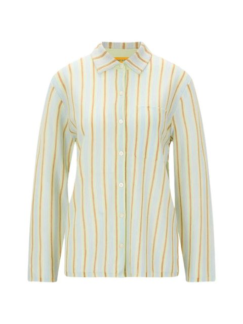 Guest In Residence long-sleeve striped shirt - Blue - zdjęcie produktu nr 1
