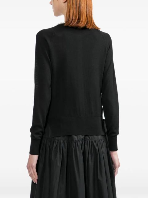 Simone Rocha pearl beaded cardigan - Black