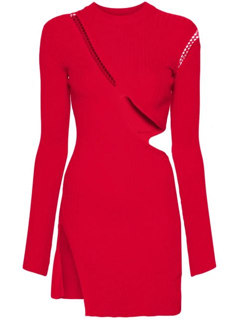 The Attico cut-out mini dress - Red - zdjęcie produktu nr 1