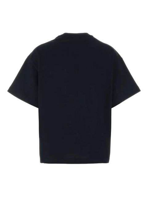 Jil Sander midnight blue cotton T-shirt - zdjęcie produktu nr 2