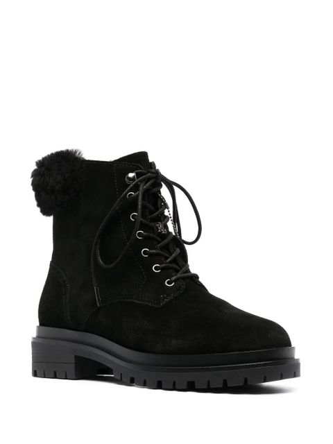 Lauren Ralph Lauren Carlee shearling-trim bootie - Black