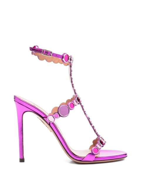 Aquazzura embellished sandals - Pink - zdjęcie produktu nr 1