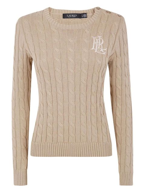 Lauren Ralph Lauren cable-knit jumper - Neutrals - zdjęcie produktu nr 1