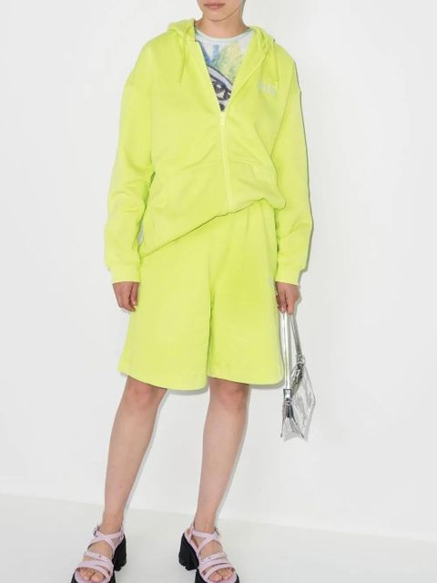 GANNI Software Isoli zipped hoodie - Green