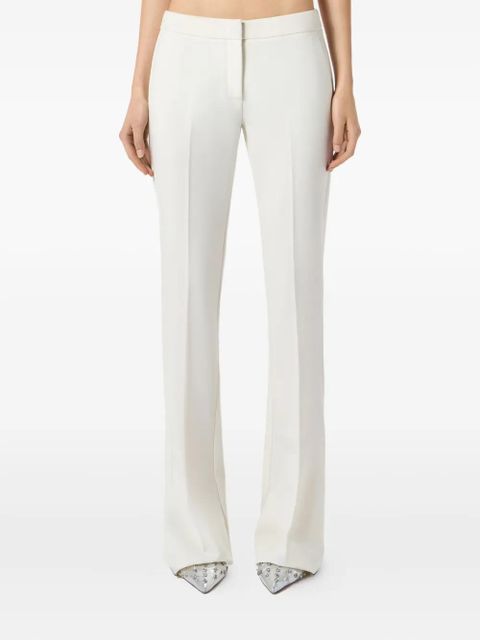 Blumarine twill trousers - White
