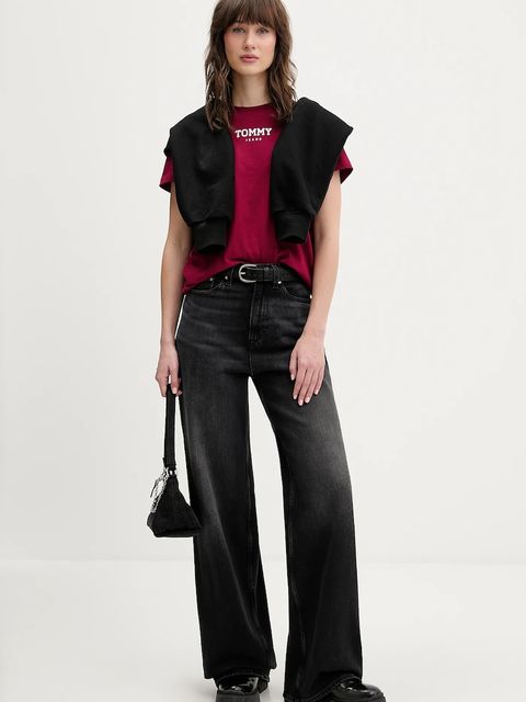 Tommy Jeans jeansy damskie kolor czarny DW0DW22453 - zdjęcie produktu nr 2