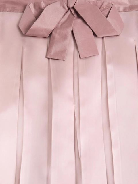 Valentino Garavani bow-detail midi skirt - Pink