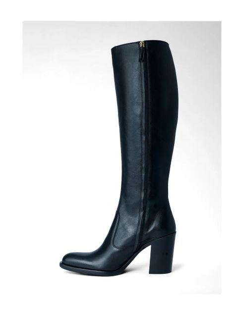 Chloé 80mm leather knee-high boots - Black